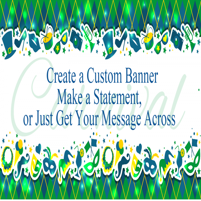 Carnival Custom Banner - 12 x 24