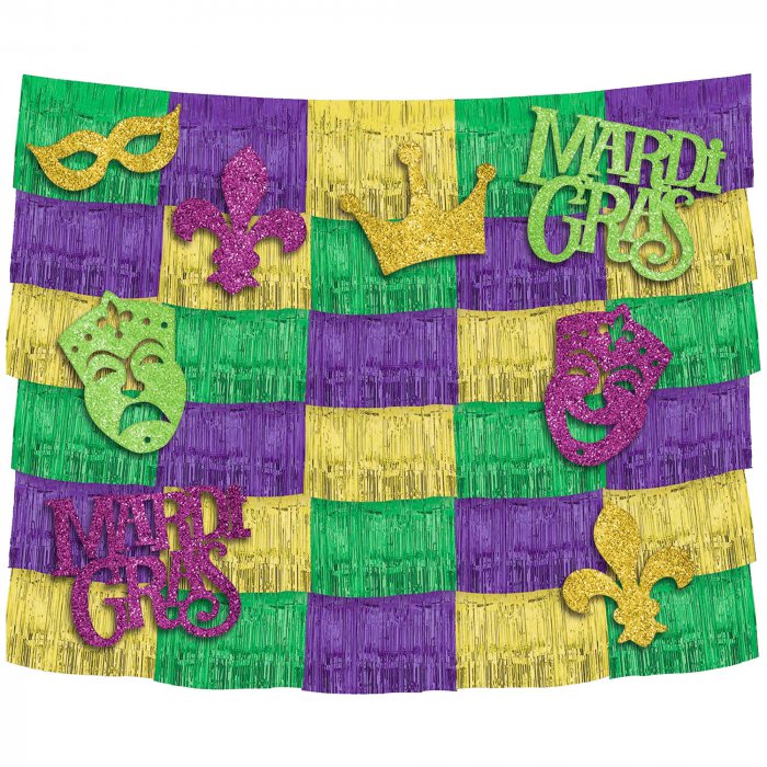 Mardi Gras Fringe Decorating Kit