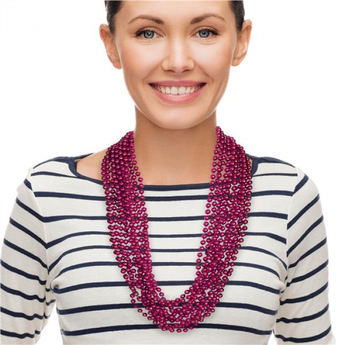 Pink Bead 33" Necklaces