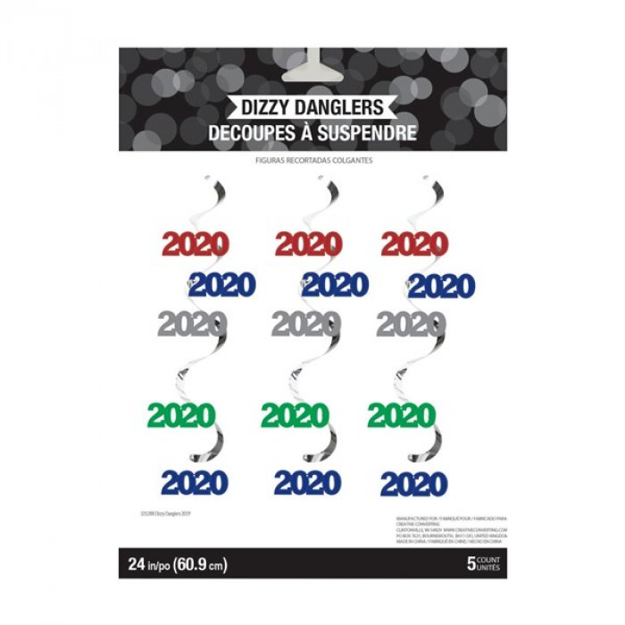 2020 Multi-Color Foil Danglers