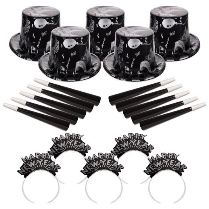 Ebony & Silver New Year Kit For 50