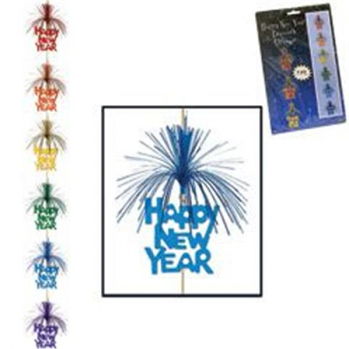 Happy New Year Colorful Stringer Decoration