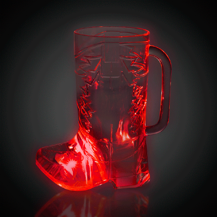 LED Boot Shape 16 oz  Cup