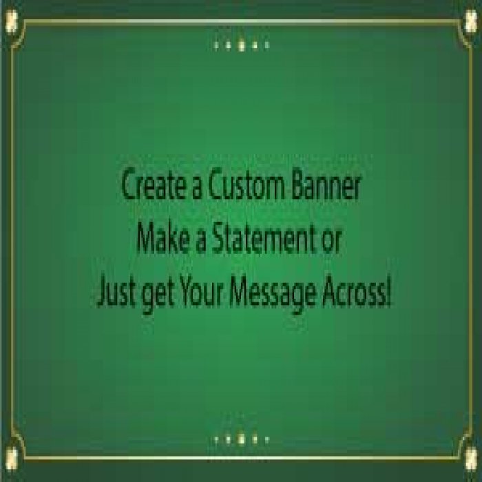 Clover Corner Custom Banner - 12 x 24