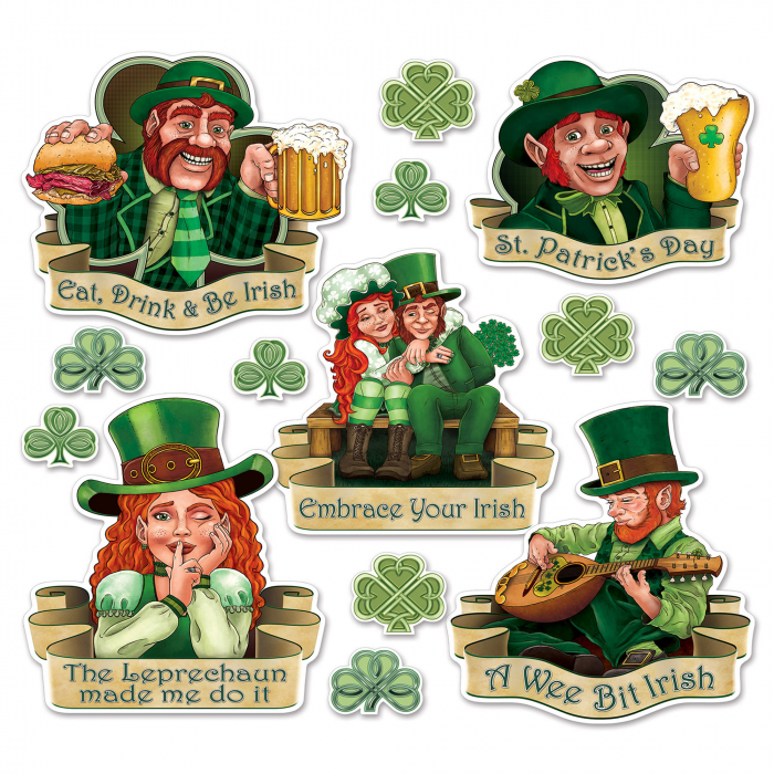 St. Patricks Day Assorted Cutouts