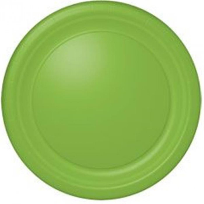 Neon Green 10 1/2" Plates
