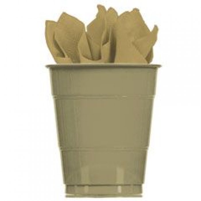 Gold Shimmer 16 oz Paper Cups