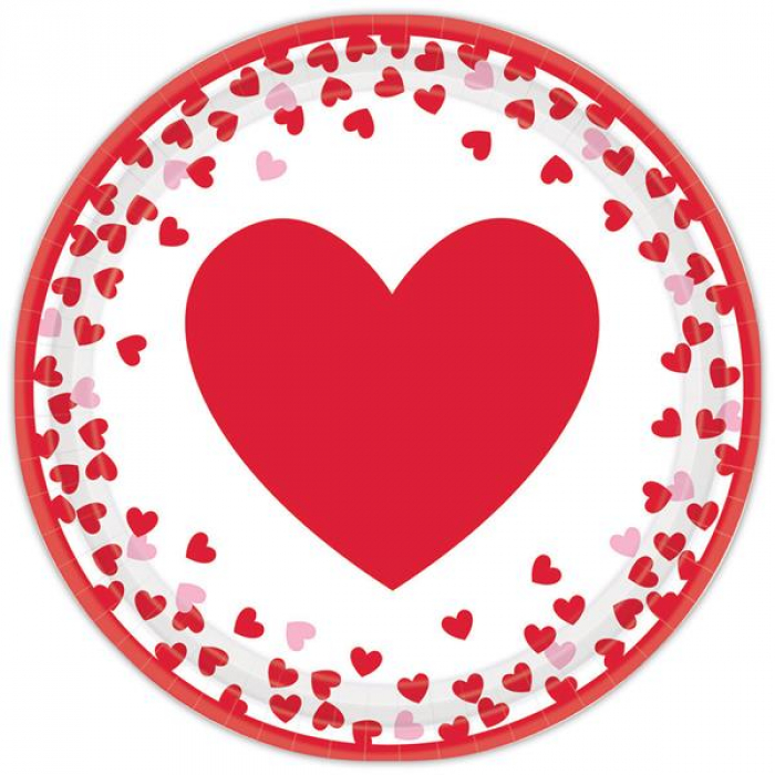 Hearts 9" Plates Hearts 9" Plates