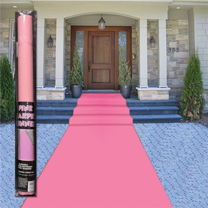 Pink Carpet Floor Runner