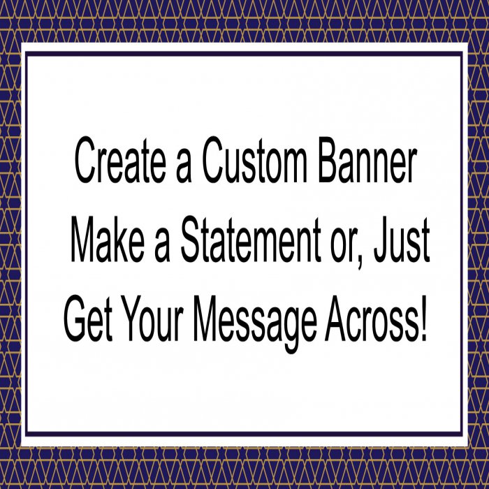 Mitzvah Custom Banner - 12 x 24