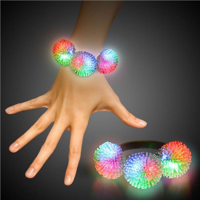 LED Pom Pom Bracelet