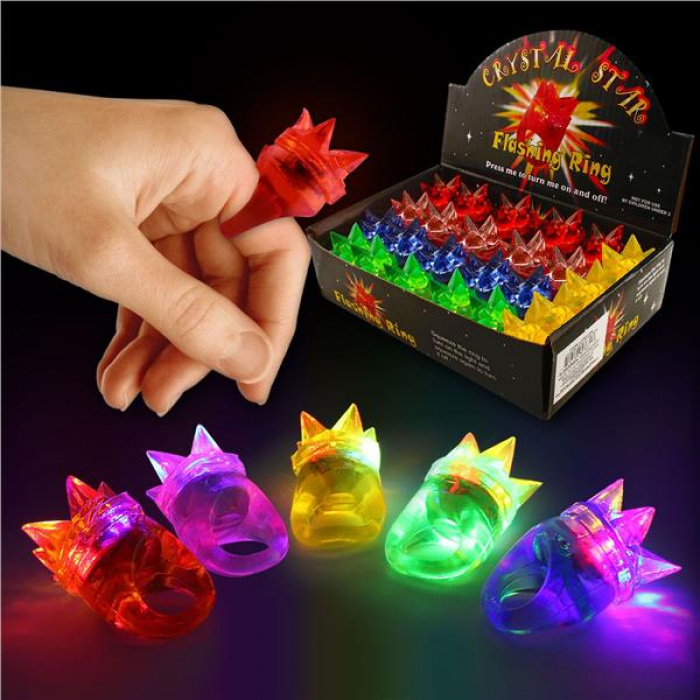 LED Spike Jelly Rings