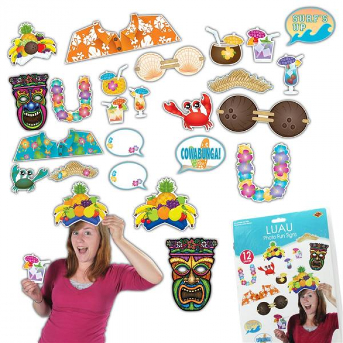 Luau Photo Booth Prop Kit