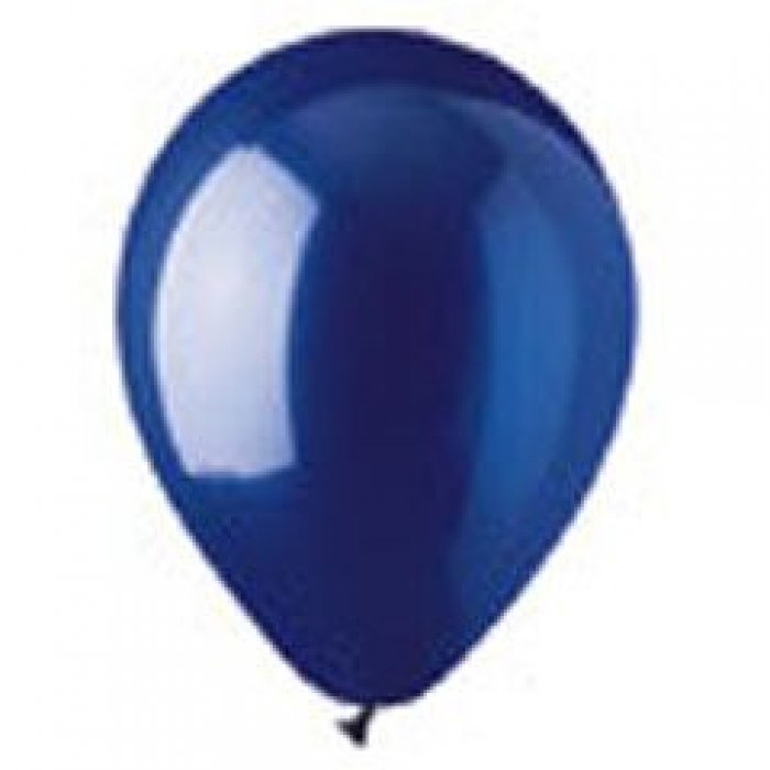 Blue Crystal Latex 12" Balloons