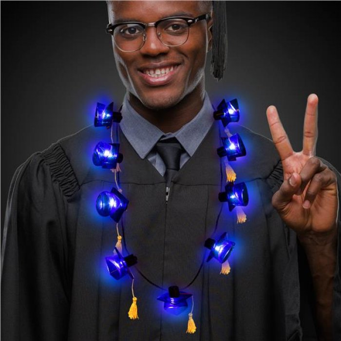 LED Graduation Cap Necklace