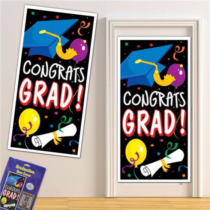 Colorful Congrats Grad Door Cover