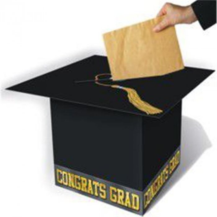 Black Graduation Cap Gift Box