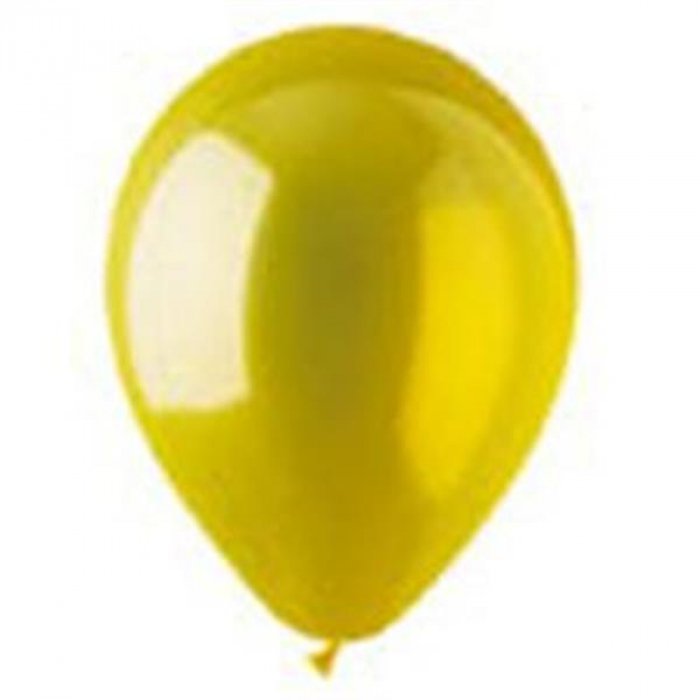 Yellow Crystal Latex 12" Balloons