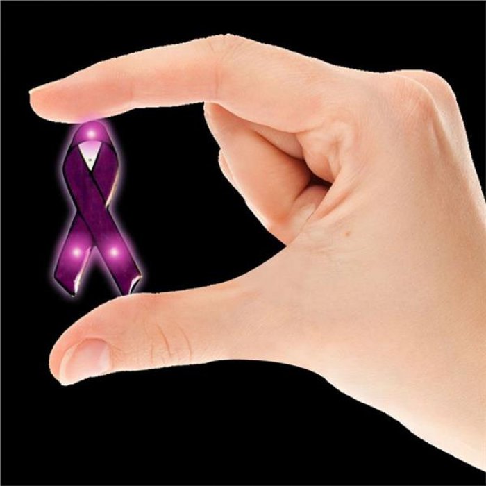 LED Purple Ribbon Blinkies