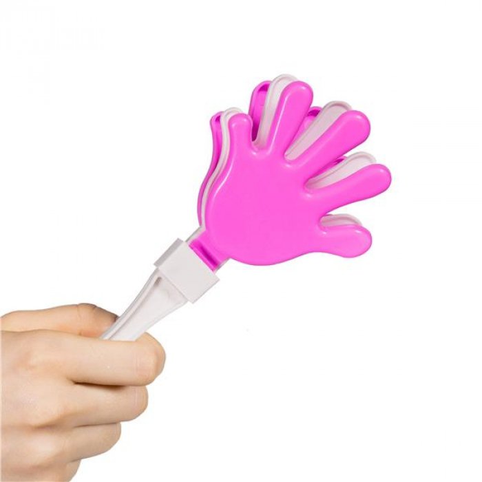 Pink & White Hand Clappers