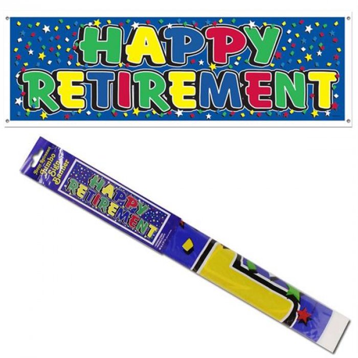 Happy Retirement Banner Decoration