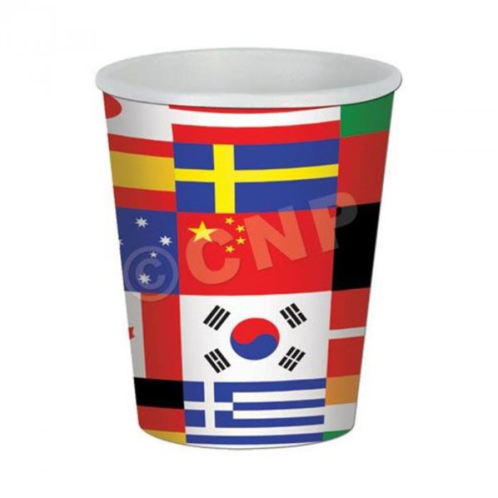 International Flag Cups