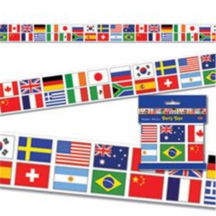 International Flag Party Tape