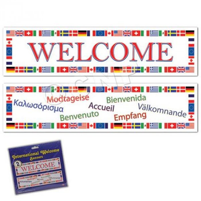 International Welcome Banners
