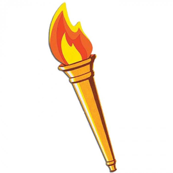Olympic Torch Cutout