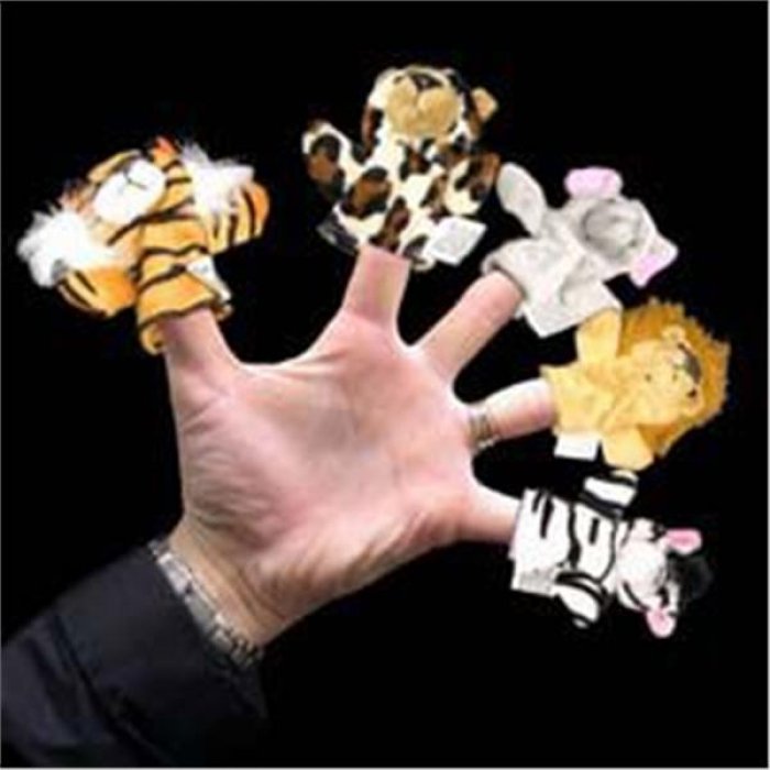 Animal Plush Finger Puppets