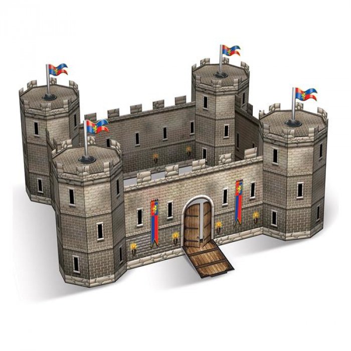 3D Medieval Castle Centerpiece