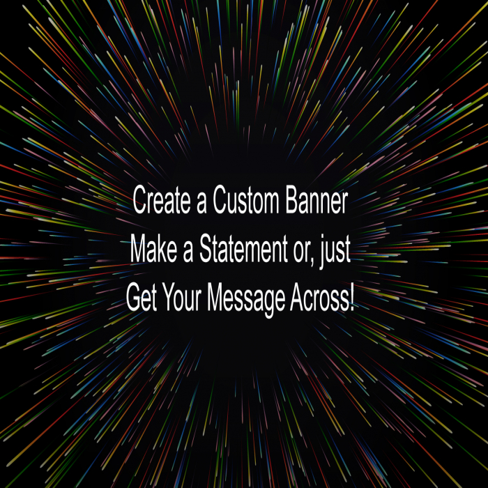 Time Trigger Banner Time Warp Custom Banner - 48 x 96 | GlowUniverse.com