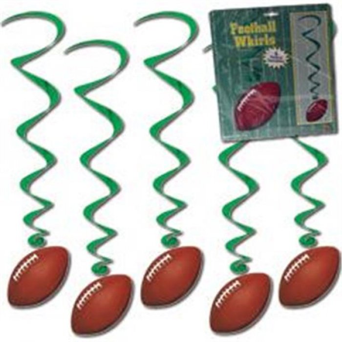 Football Whirl Decorations