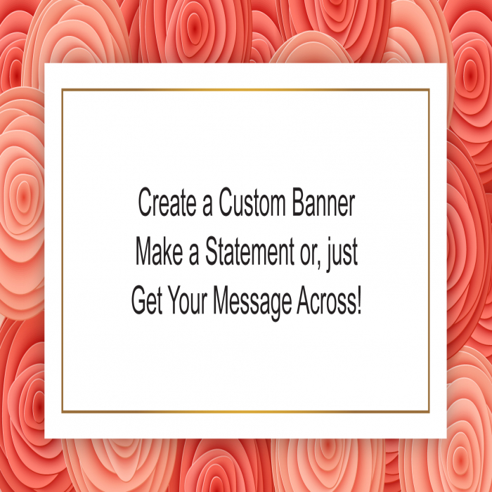 Deco Roses Custom Banner - 12 x 24 Deco Roses Custom Banner - 12 x 24