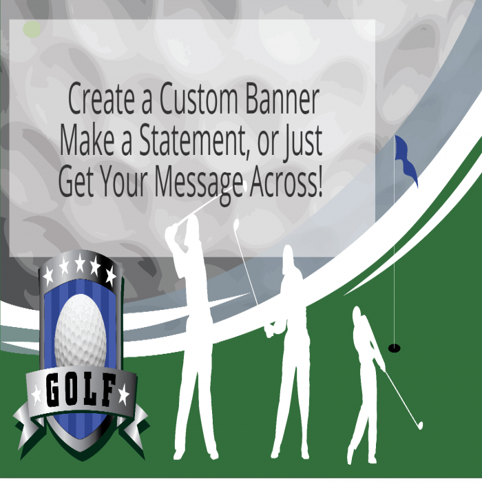 Golf Club Custom Banner - 48 x 96