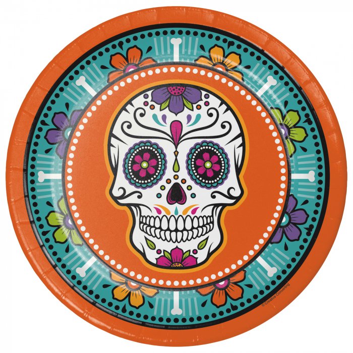 Day of the Dead 9" Plates
