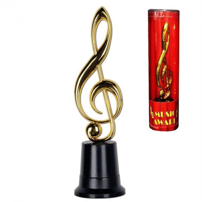 Music Note Award Trophy