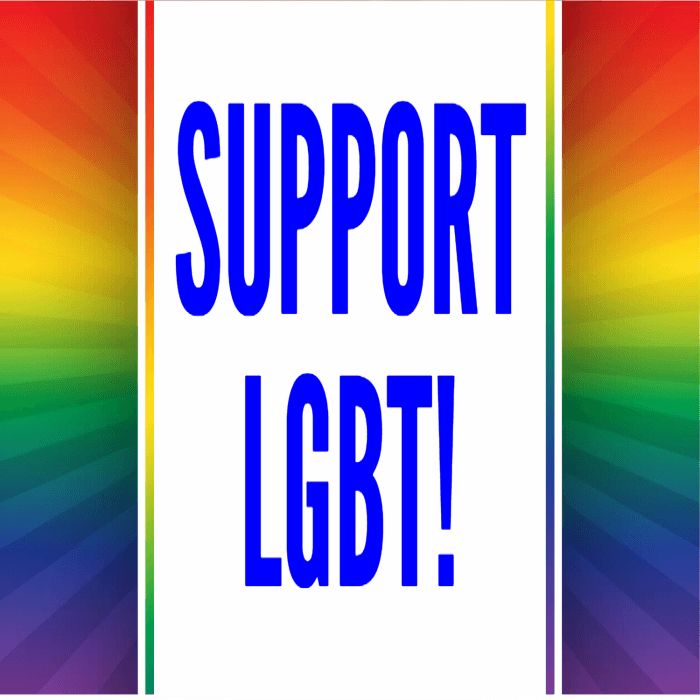We Support LGBTQIA Custom Banner - 12 x 24