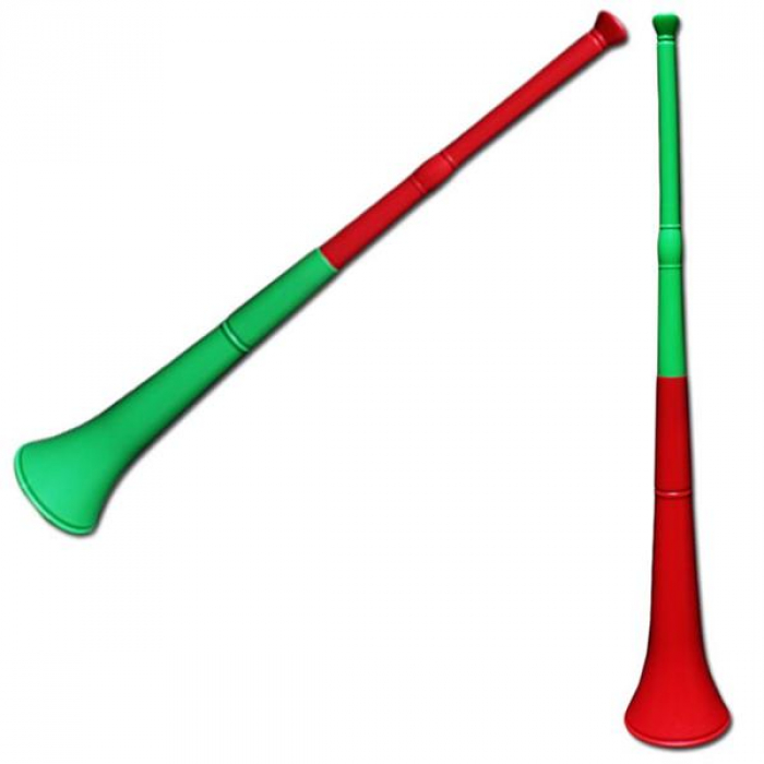 Green/Red 28"Stadium Horn Green/Red 28"Stadium Horn