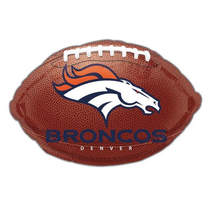 Denver Broncos Football Metallic 18" Balloon