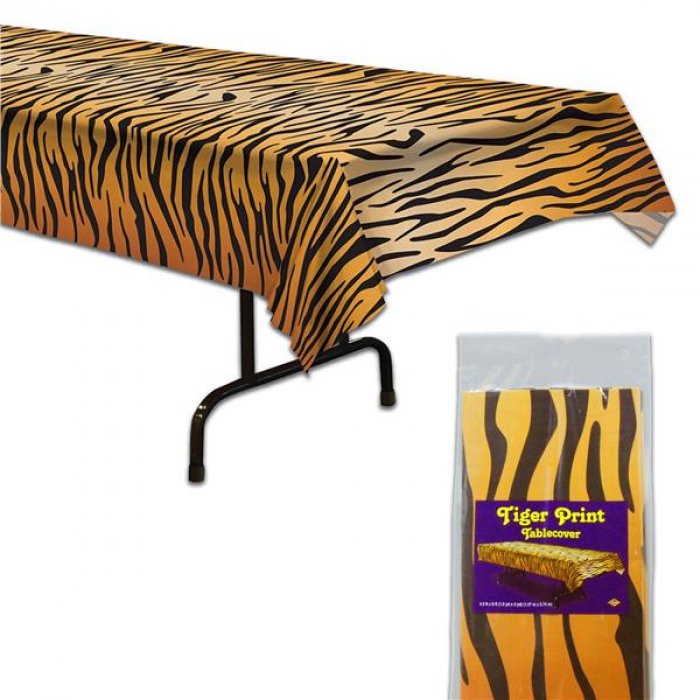 Tiger Print Table Cover