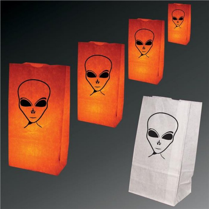 Alien Luminary Bags