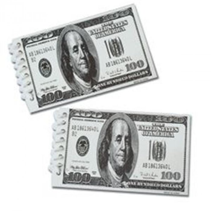 $100 Dollar Bill Spiral Notebooks