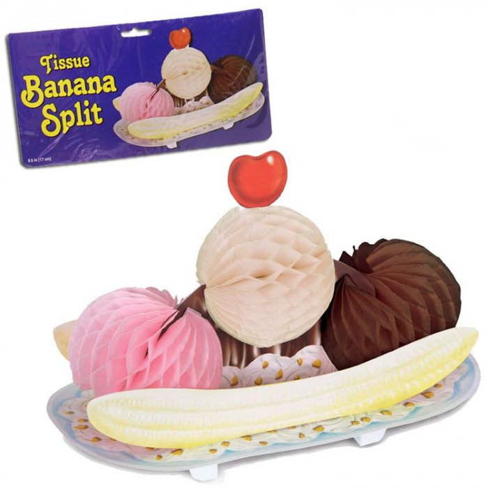 Ice Cream Banana Split Centerpiece