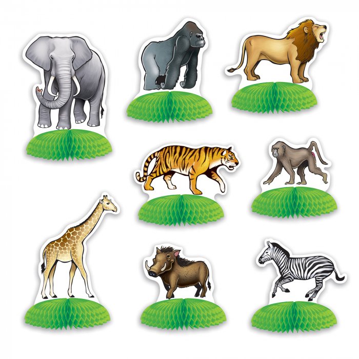 Safari Animal Centerpieces