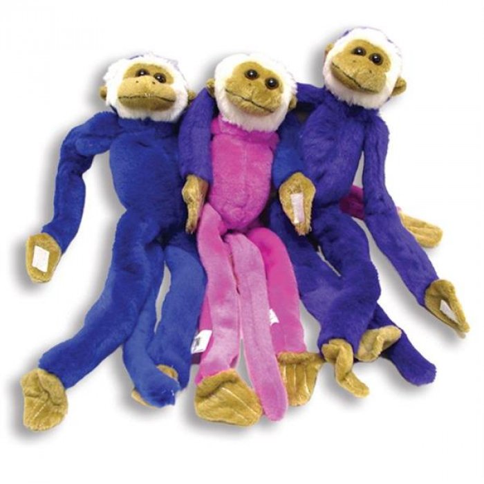 Plush 14" Colorful Monkeys