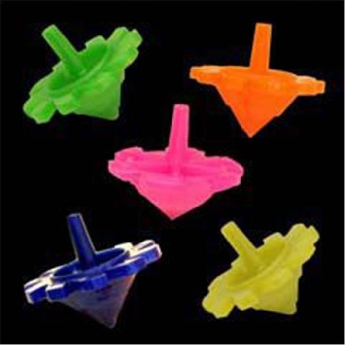 Neon Spinning Tops