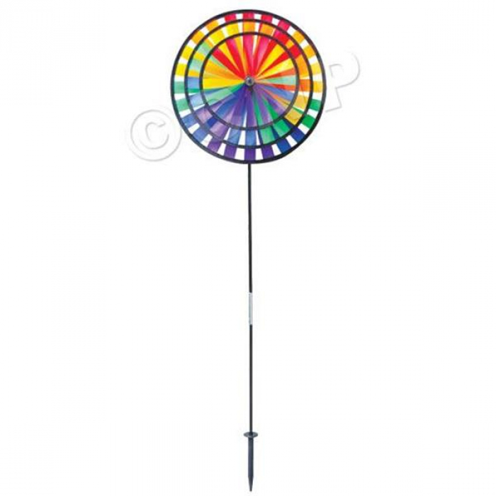 Rainbow Triple Wind Spinner