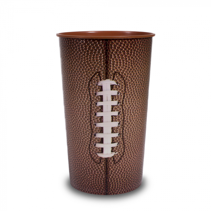 Football 22 oz Plastic Cups