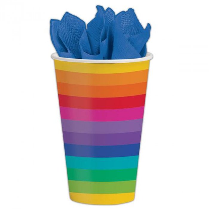 Rainbow Pride 12 oz Cups